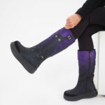 Полусапоги женские KB807SW Черная кошка KING BOOTS Германия